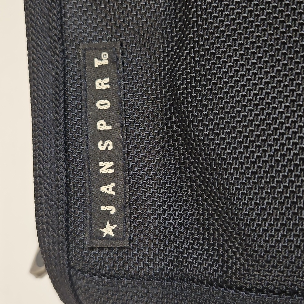 Jansport Nylon Zippered Organizational Pouch, Black